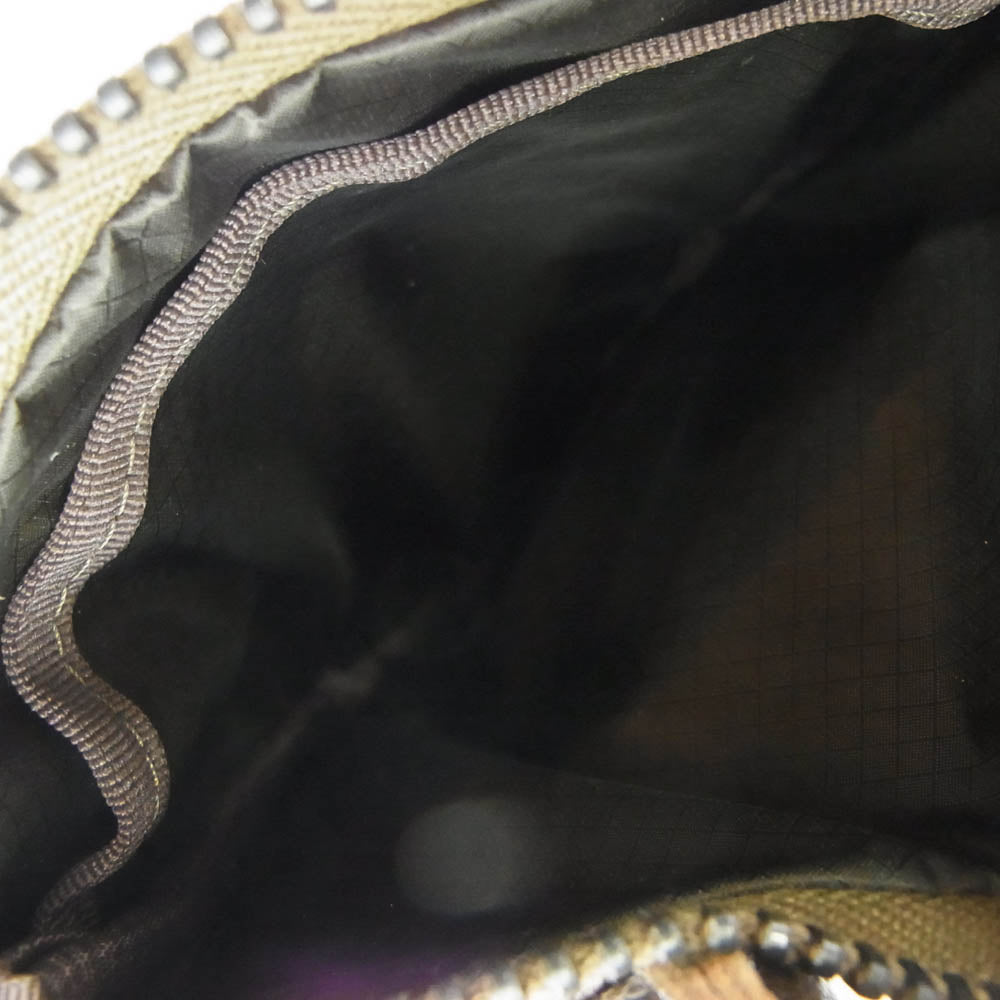 The REAL McCOY'S ザリアルマッコイズ TMA2121 TOYS McCOY トイズマッコイ LEATHER HELMET BAG MINI ゴートスキン レザー ミニ ヘルメットバッグ ダークブラウン系【美品】【中古】