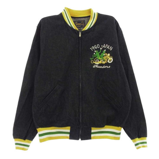 Pherrow's フェローズ 25SS 25S-PTR＆F-JAC 1960 JAPAN 12ozデニム ブルゾンジャケット ブラック系 M【中古】
