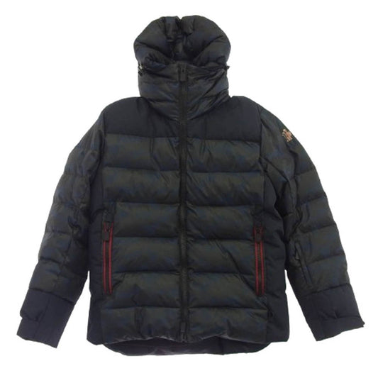 MONCLER モンクレール GRENOBLE グルノーブル KANDER GIUBBOTTO カンダー ロゴワッペン 迷彩柄 ダウン ジャケット ネイビー系 1【中古】
