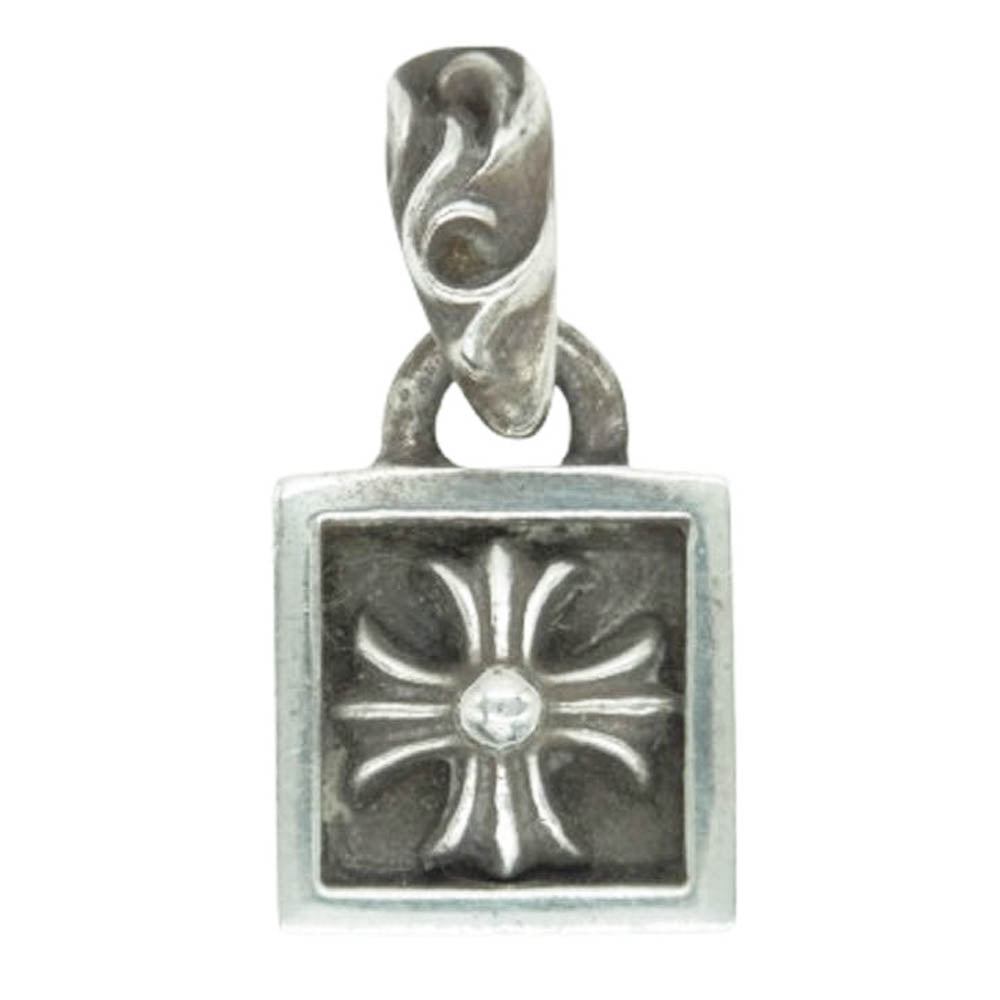 CHROME HEARTS クロムハーツ（原本無） FRAMED CH PLUS フレームド CHプラス チャーム ペンダントトップ シルバー系【中古】