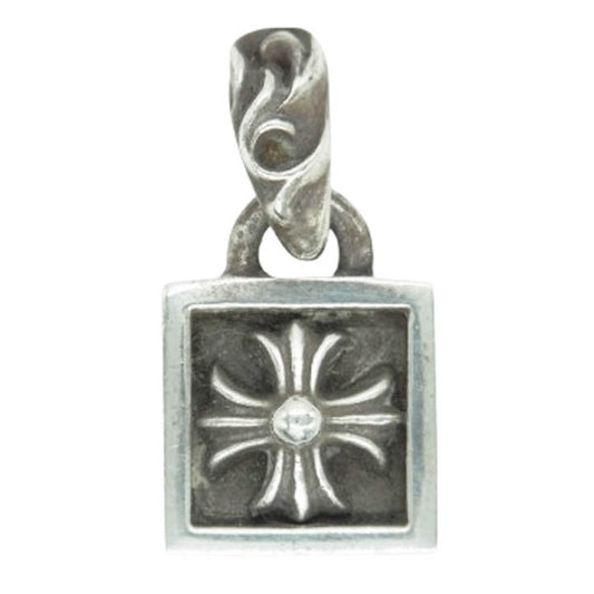 CHROME HEARTS クロムハーツ（原本無） FRAMED CH PLUS フレームド CHプラス チャーム ペンダントトップ シルバー系【中古】