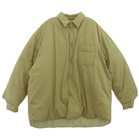 ヘドメイナー 20AW puffy shirt パフィーシャツ 中綿ジャケット ライトブラウン系 L【中古】