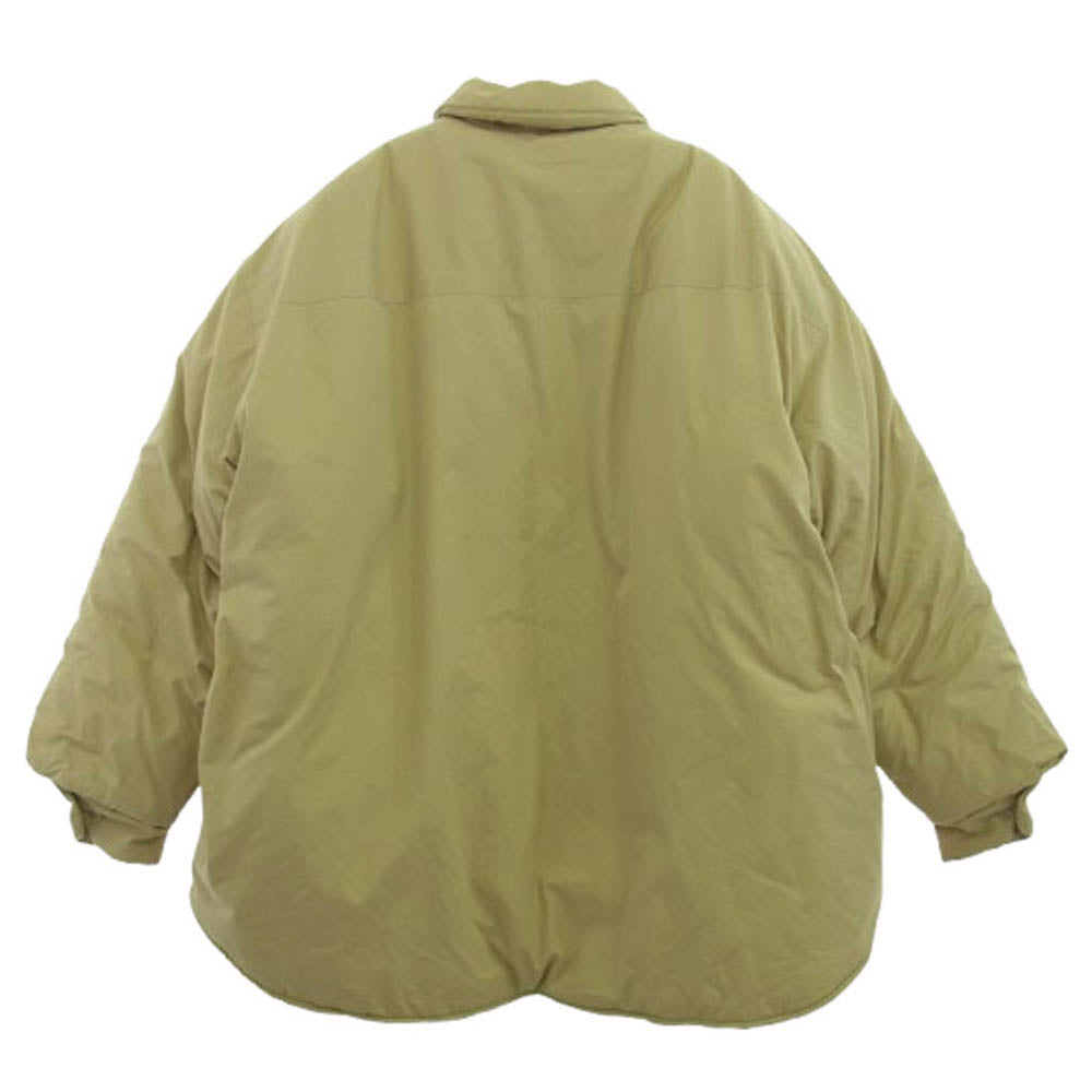 ヘドメイナー 20AW puffy shirt パフィーシャツ 中綿ジャケット ライトブラウン系 L【中古】