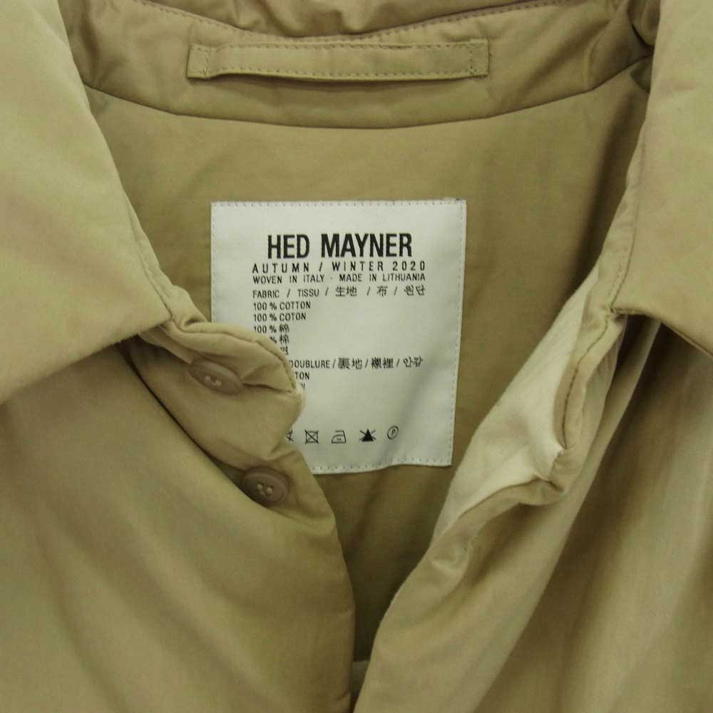 ヘドメイナー 20AW puffy shirt パフィーシャツ 中綿ジャケット ライトブラウン系 L【中古】