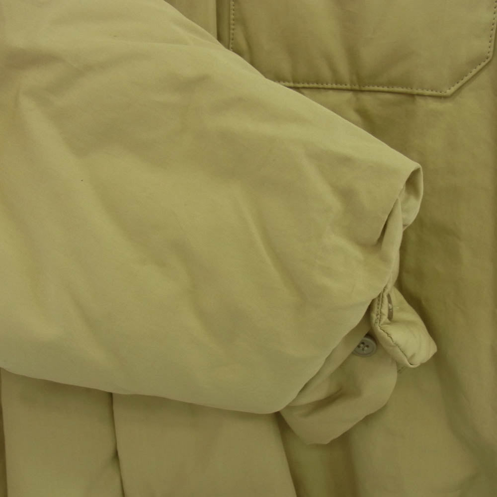 ヘドメイナー 20AW puffy shirt パフィーシャツ 中綿ジャケット ライトブラウン系 L【中古】