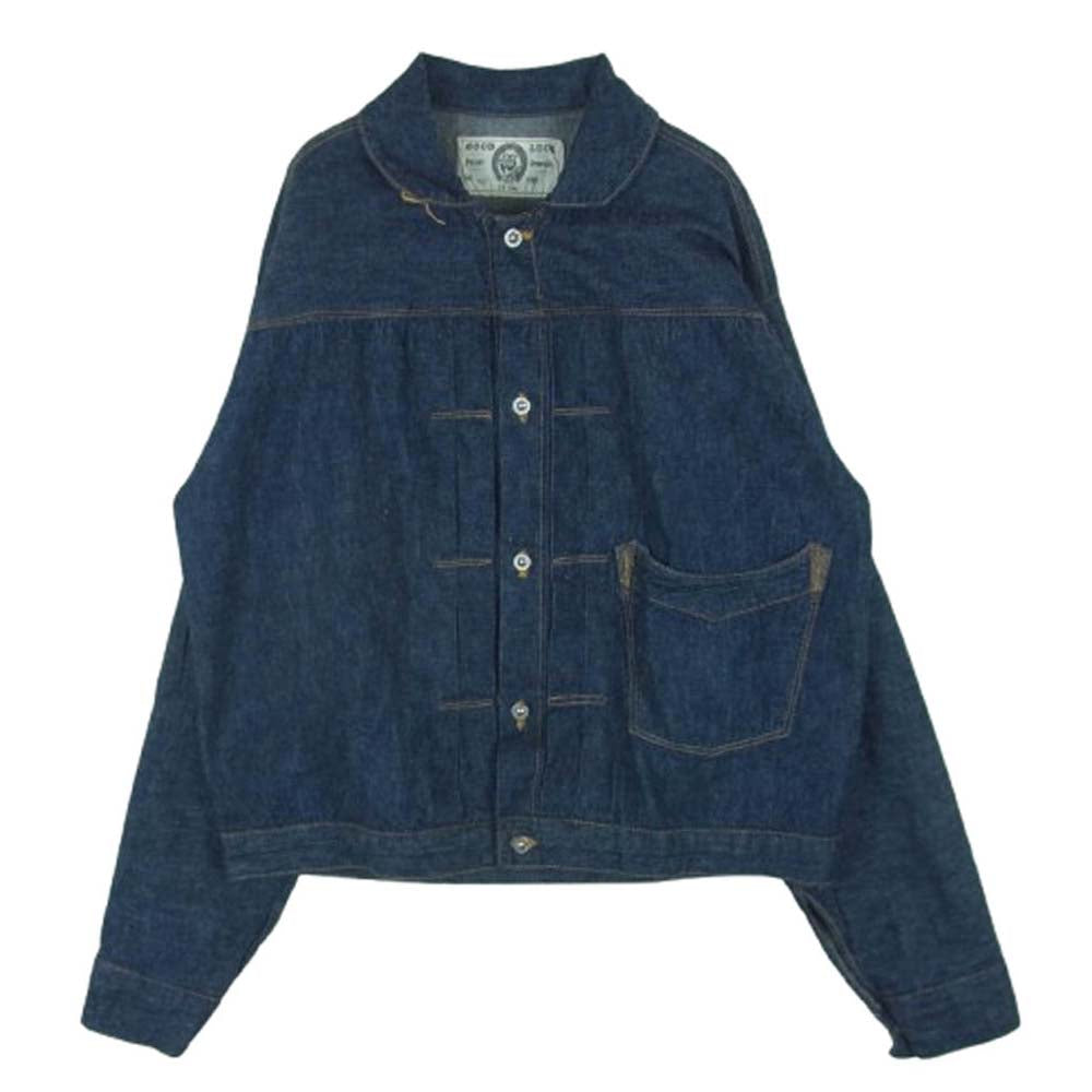 TCB jeans ティージービージーンズ GOOD LUCK 10OZ Tバック 1st デニム ジャケット 日本製 インディゴブルー系 40【中古】