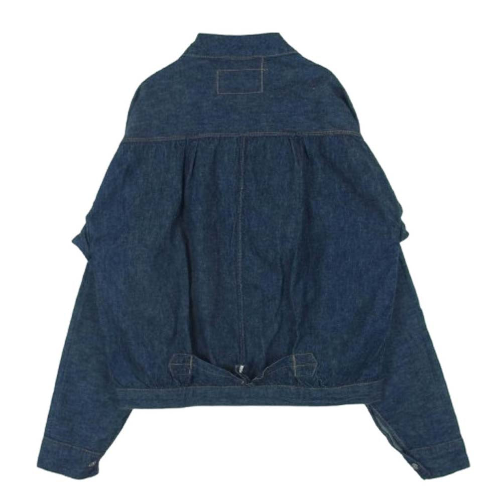 TCB jeans ティージービージーンズ GOOD LUCK 10OZ Tバック 1st デニム ジャケット 日本製 インディゴブルー系 40【中古】