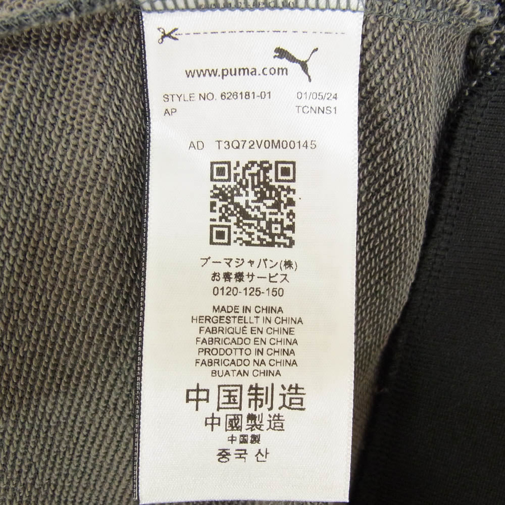 PUMA プーマ 626181 T7 AOP モノグラム トラックジャケット ブラック系 M【中古】