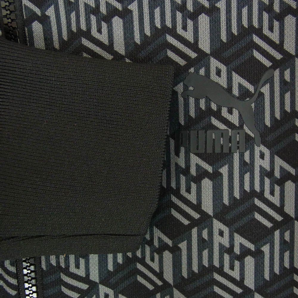 PUMA プーマ 626181 T7 AOP モノグラム トラックジャケット ブラック系 M【中古】