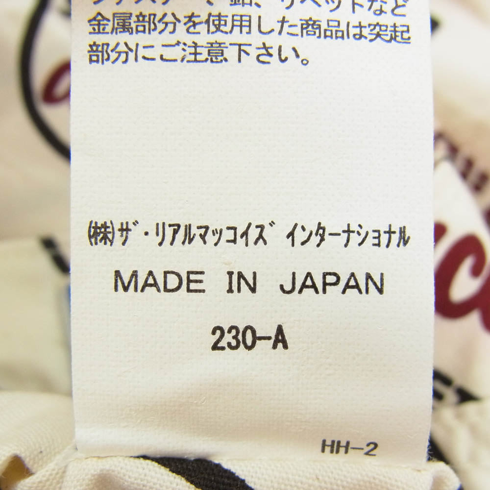 BUCO ブコ THE REAL MCCOY'S リアルマッコイズ HELMETS ヘルメット 総柄 ショーツ ハーフパンツ オフホワイト系 M【中古】