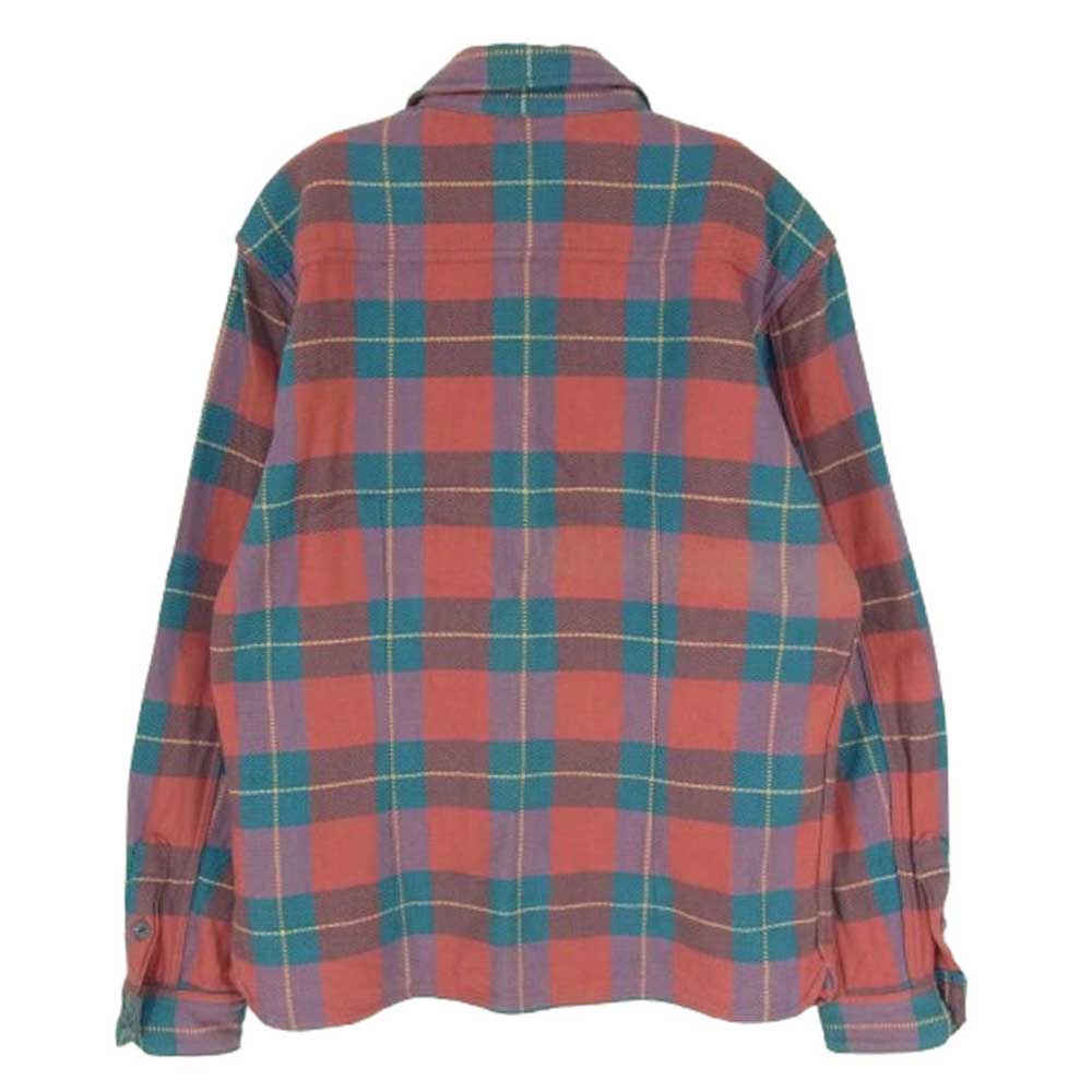 THE FLAT HEAD ザフラットヘッド チェック柄 ヘビーネル ワーク 長袖 ネルシャツ ジャケット マルチカラー系 S【中古】