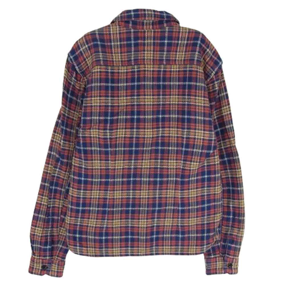 THE FLAT HEAD ザフラットヘッド ヘリンボーンチェック柄 ヘビーネル ワーク 長袖 ネルシャツ ジャケット マルチカラー系 36【中古】