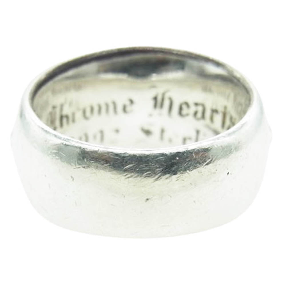 CHROME HEARTS クロムハーツ（原本無） FLRL CRS 1RUBY フローラルクロス リング アフター1ルビー シルバー系 17号【中古】