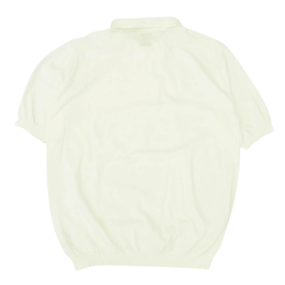 バトナー BN-19SM-037 サマーピケ 鹿の子 半袖 ニットポロシャツ オフホワイト系 2【中古】