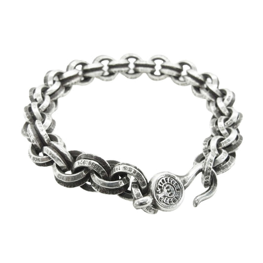 CHROME HEARTS クロムハーツ（原本無） 1 DOUBLE B RING #1 ダブルBリング ブレスレット シルバー系【中古】