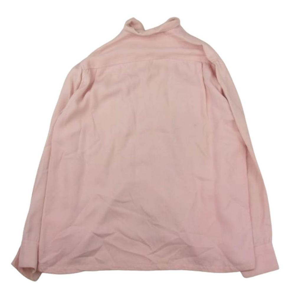 ヴィンテージ 50ｓ PILGRIM ピルグリム レーヨン オープンカラー シャツ ピンク系 M【中古】