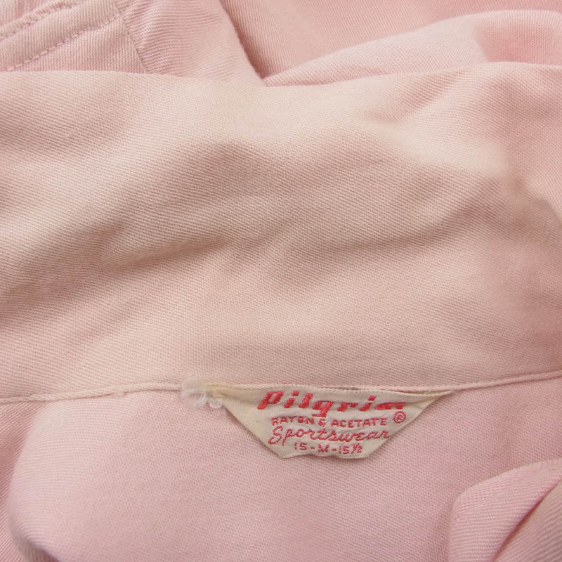 ヴィンテージ 50s PILGRIM ピルグリム レーヨン オープンカラー