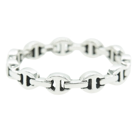 HOORSENBUHS ホーセンブース 2025年ギャランティカード付属 MICRO DAME Ⅲ TRI?LINK マイクロデイム トライリンク リング シルバー系 21号【美品】【中古】