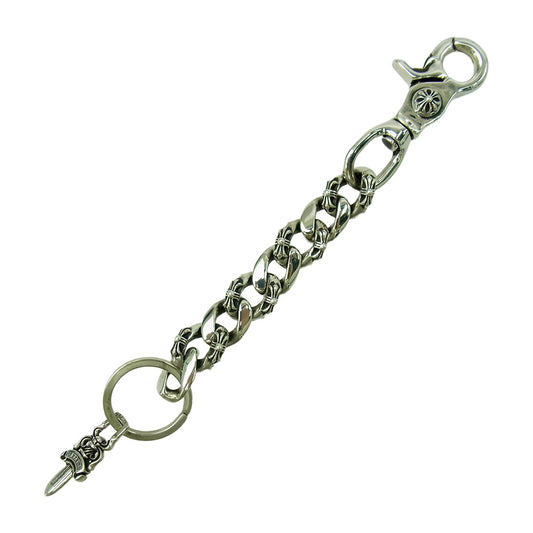 CHROME HEARTS クロムハーツ（原本無） CLP CHN FANCY-L ファンシーリンク ロング キーチェーン シルバー系【中古】