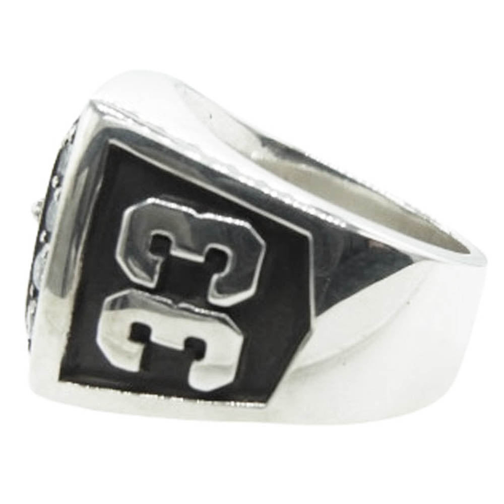 CHROME HEARTS クロムハーツ（原本無） LRG CHAMPION P DMND ラージ チャンピオン PAVE ダイヤ リング シルバー系 17号【中古】