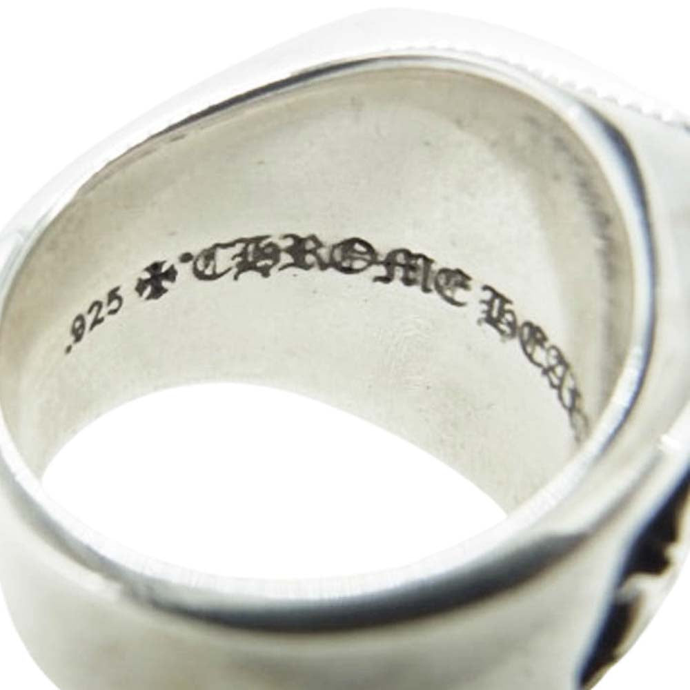 CHROME HEARTS クロムハーツ（原本無） LRG CHAMPION P DMND ラージ チャンピオン PAVE ダイヤ リング シルバー系 17号【中古】