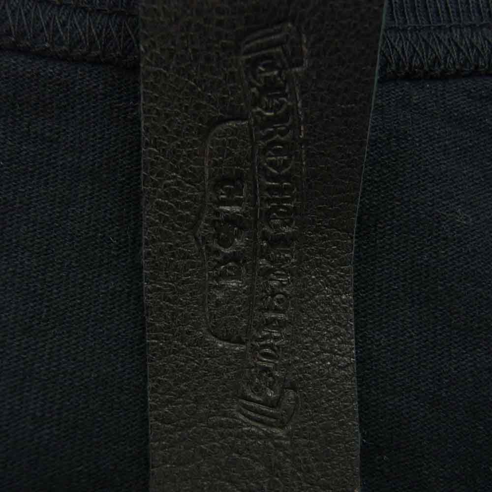 CHROME HEARTS クロムハーツ（原本無） Y NOT S/S ワイノット ロゴ刺繍 スモールCHクロス刺繍 半袖 Tシャツ ブラック系 L【美品】【中古】