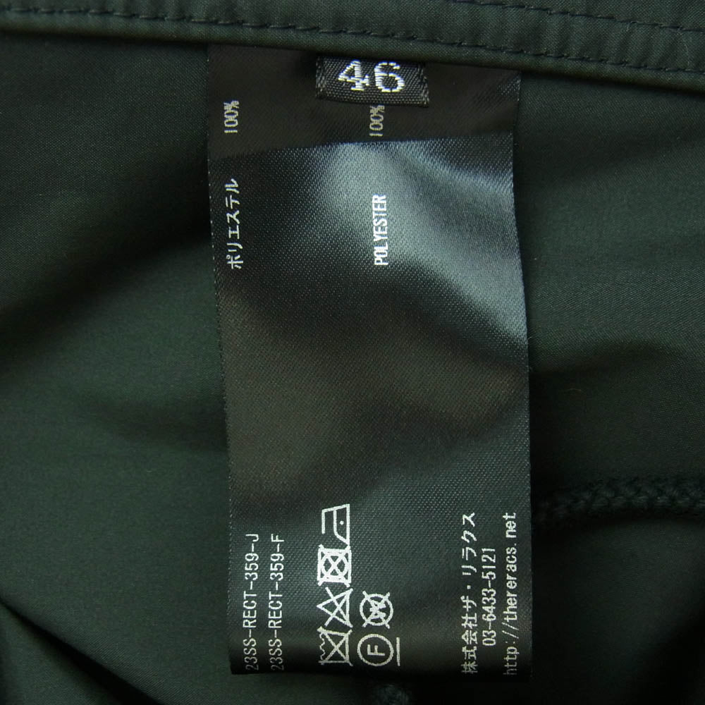 THE RERACS ザリラクス 23SS 23SS-RECT-359-J STANDCOLLAR BIG ECWCS スタンドカラー ビッグ エクワックス ジャケット ブラック系 46【極上美品】【中古】