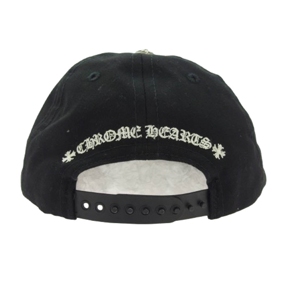 CHROME HEARTS クロムハーツ（原本無） 2023年名古屋ラシック店購入レシート付属 国内正規品 CH BASEBALL TRUCKER CAP CH刺繍 トラッカー ベースボール キャップ ブラック系【中古】