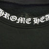 CHROME HEARTS クロムハーツ（原本無） 2024年南青山店購入レシート付属 国内正規品 SWTSHRT PLVR ネックロゴ クルーネック スウェット トレーナー ブラック系 L【中古】