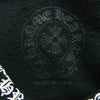 CHROME HEARTS クロムハーツ（原本無） 2024年南青山店購入レシート付属 国内正規品 SWTSHRT PLVR ネックロゴ クルーネック スウェット トレーナー ブラック系 L【中古】
