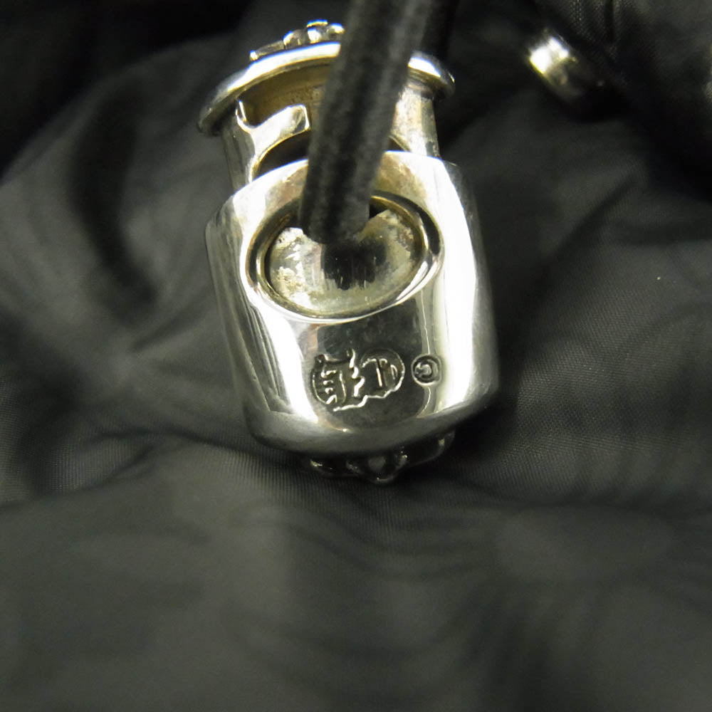 CHROME HEARTS クロムハーツ（原本無） 国内正規品 STIFF VEST スティッフ CHプラス総柄 クロスボール ナイロン ダウンベスト ブラック系 XL【中古】