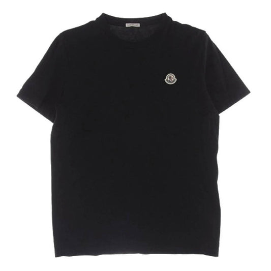MONCLER モンクレール K20918C00033 829H8 SS TSHIRT マリアワッペン クルーネック 半袖 Tシャツ ブラック系 L【中古】