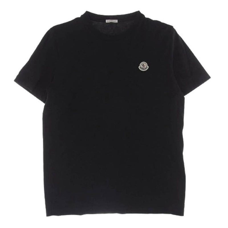 MONCLER モンクレール K20918C00033 829H8 SS TSHIRT マリアワッペン クルーネック 半袖 Tシャツ ブラック系 L【中古】