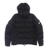 MONCLER モンクレール B20914033805 54272 MONTGENEVRE モンジュネーブル ウール フーデッド ダウンジャケット ブラック系 2【中古】