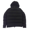 MONCLER モンクレール B20914033805 54272 MONTGENEVRE モンジュネーブル ウール フーデッド ダウンジャケット ブラック系 2【中古】