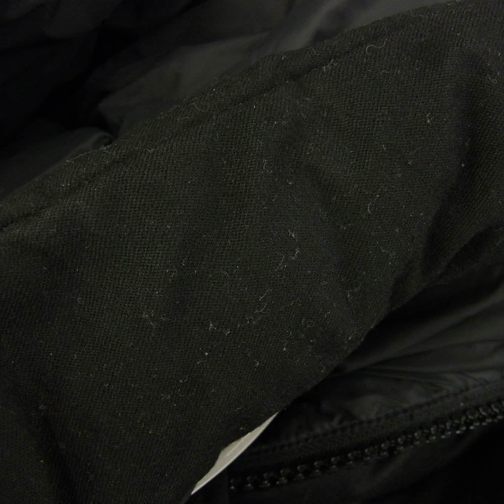 MONCLER モンクレール B20914033805 54272 MONTGENEVRE モンジュネーブル ウール フーデッド ダウンジャケット ブラック系 2【中古】