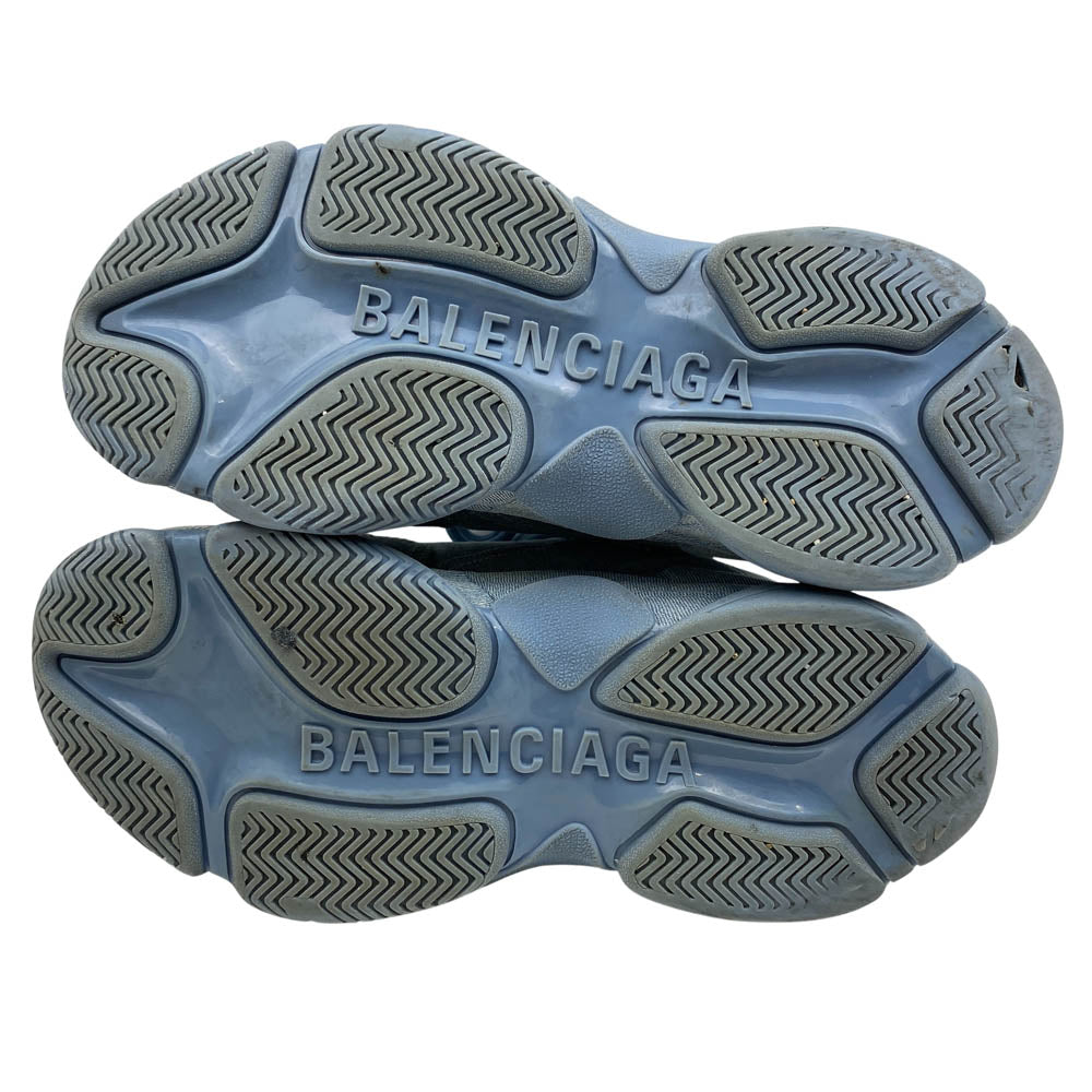 BALENCIAGA バレンシアガ 536737 TRIPLE S TRAINERS デニム トリプルS スニーカー ブルー系 28.5cm【中古】