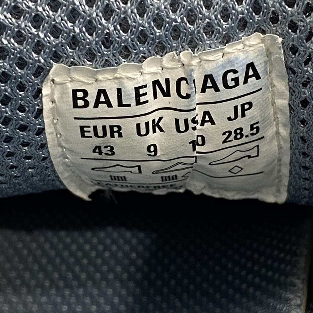 BALENCIAGA バレンシアガ 536737 TRIPLE S TRAINERS デニム トリプルS スニーカー ブルー系 28.5cm【中古】