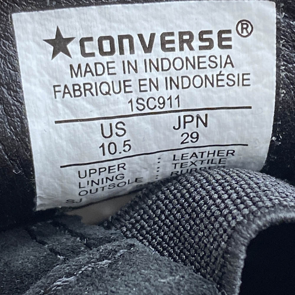 CONVERSE コンバース 1SC911 addict アディクト NexusⅦ ネクサスセブン ONE STAR LOAFER ワンスター ローファー ブラック系 10.5【美品】【中古】