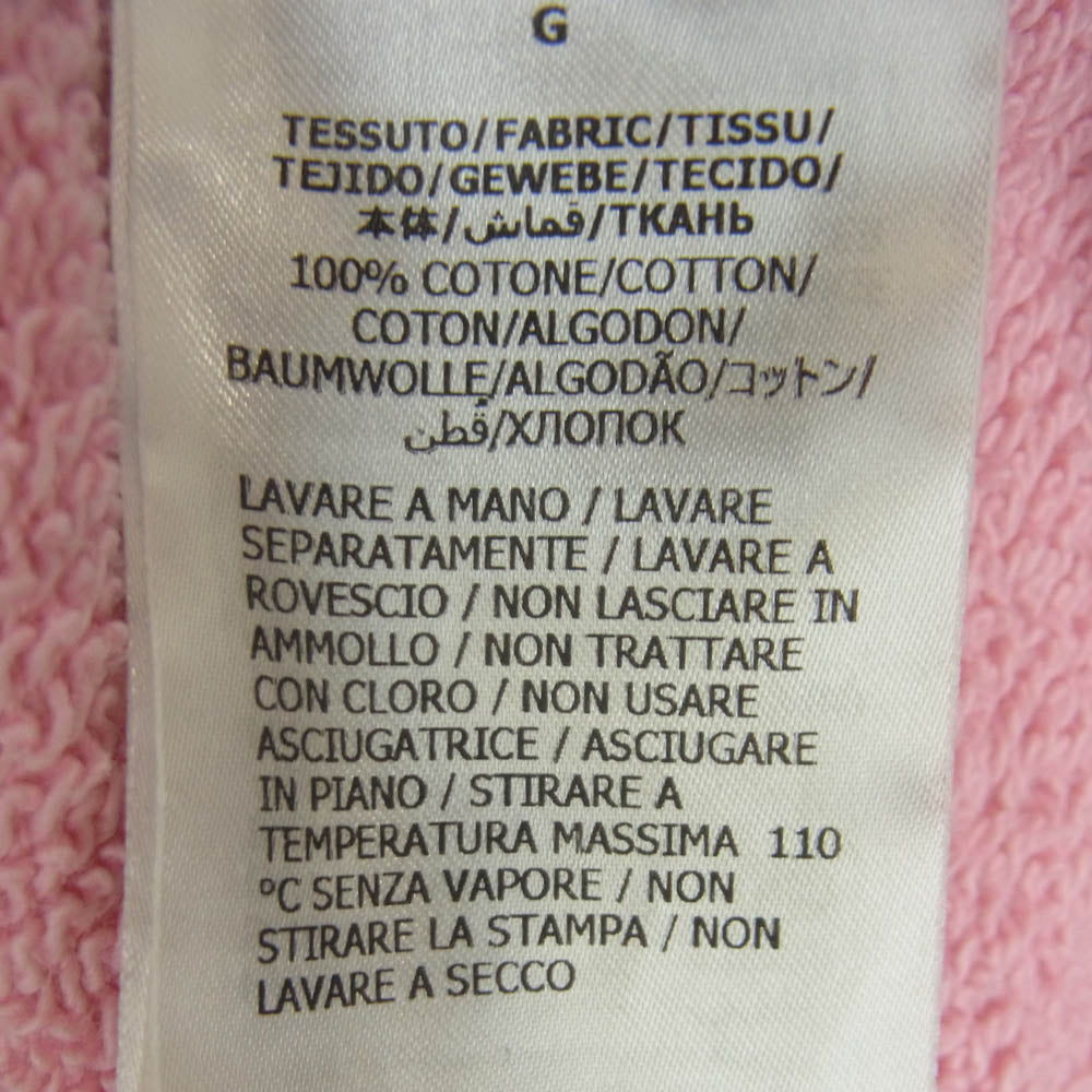 GUCCI グッチ 617964 XJEGK ばなにゃ パンク メタル クルーネック スウェット トレーナー イタリア製 ピンク系 L【中古】