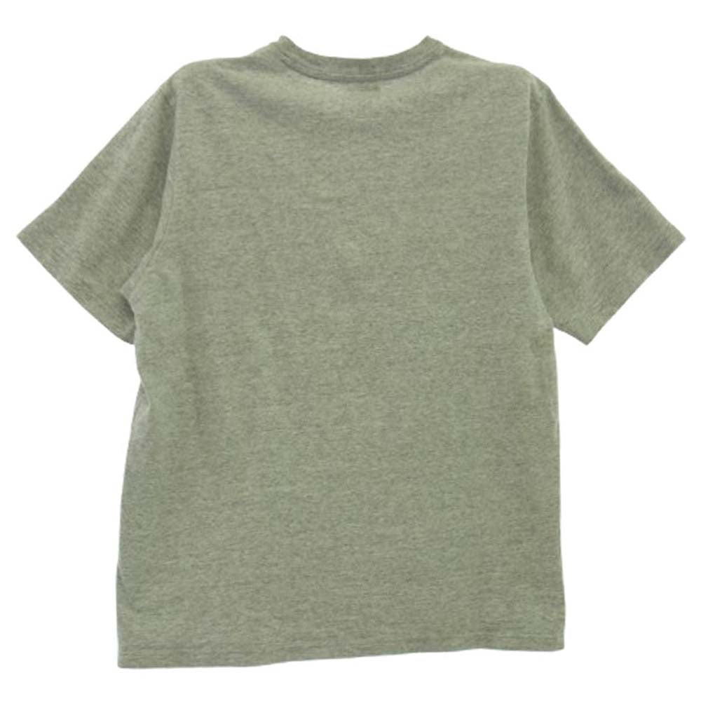 Supreme シュプリーム 22AW S/S Pocket Tee 刺繍ロゴ 半袖 ポケット Tシャツ グレー系 M【中古】