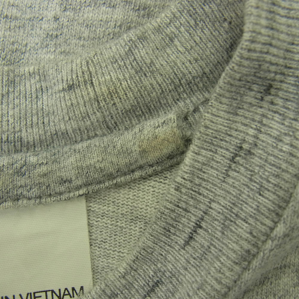 Supreme シュプリーム 22AW S/S Pocket Tee 刺繍ロゴ 半袖 ポケット Tシャツ グレー系 M【中古】