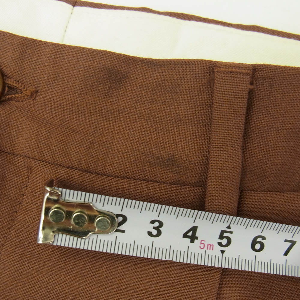 Supreme シュプリーム 22SS Pleated Trouser Pants プリーテッド トラウザーパンツ スラックス ブラウン系 32【中古】