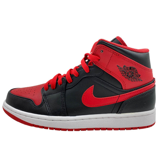 NIKE ナイキ DQ8426-060 AIR JORDAN 1 MID エアジョーダン 1 ミッドカット スニーカー black fire red ブラック ファイアー レッド レッド系 26.5cm【極上美品】【中古】