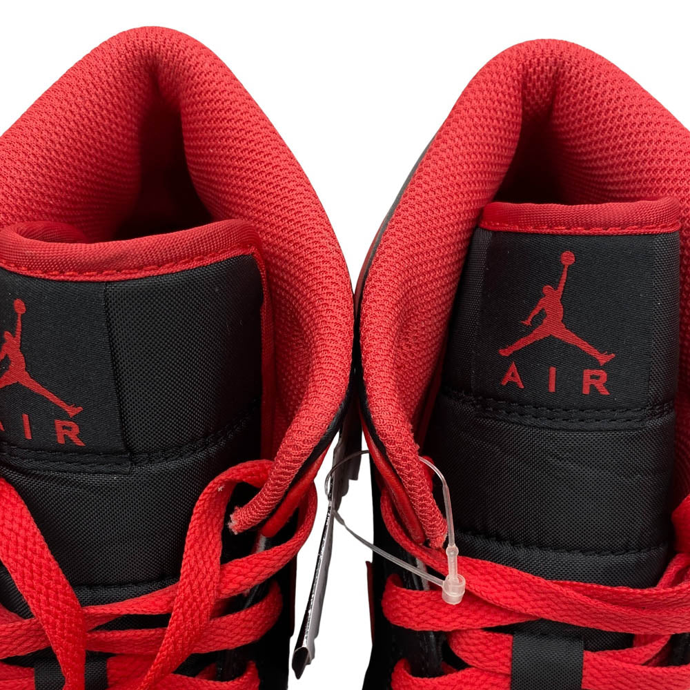 NIKE ナイキ DQ8426-060 AIR JORDAN 1 MID エアジョーダン 1 ミッドカット スニーカー black fire red ブラック ファイアー レッド レッド系 26.5cm【極上美品】【中古】