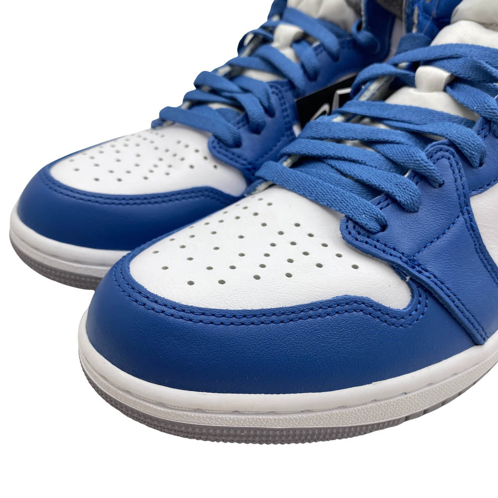 NIKE ナイキ DZ5485-410 Air Jordan 1 High OG True Blue AJ1 エアジョーダン1 ハイカット トゥルーブルー スニーカー グレー系 27cm【極上美品】【中古】
