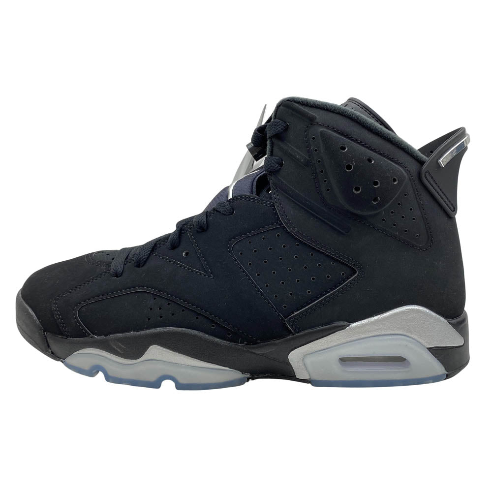 NIKE ナイキ DX2836-001 Air Jordan 6 Retro Metallic Silver AJ6 エアジョーダン6 メタリックシルバー スニーカー ブラック系 27cm【極上美品】【中古】