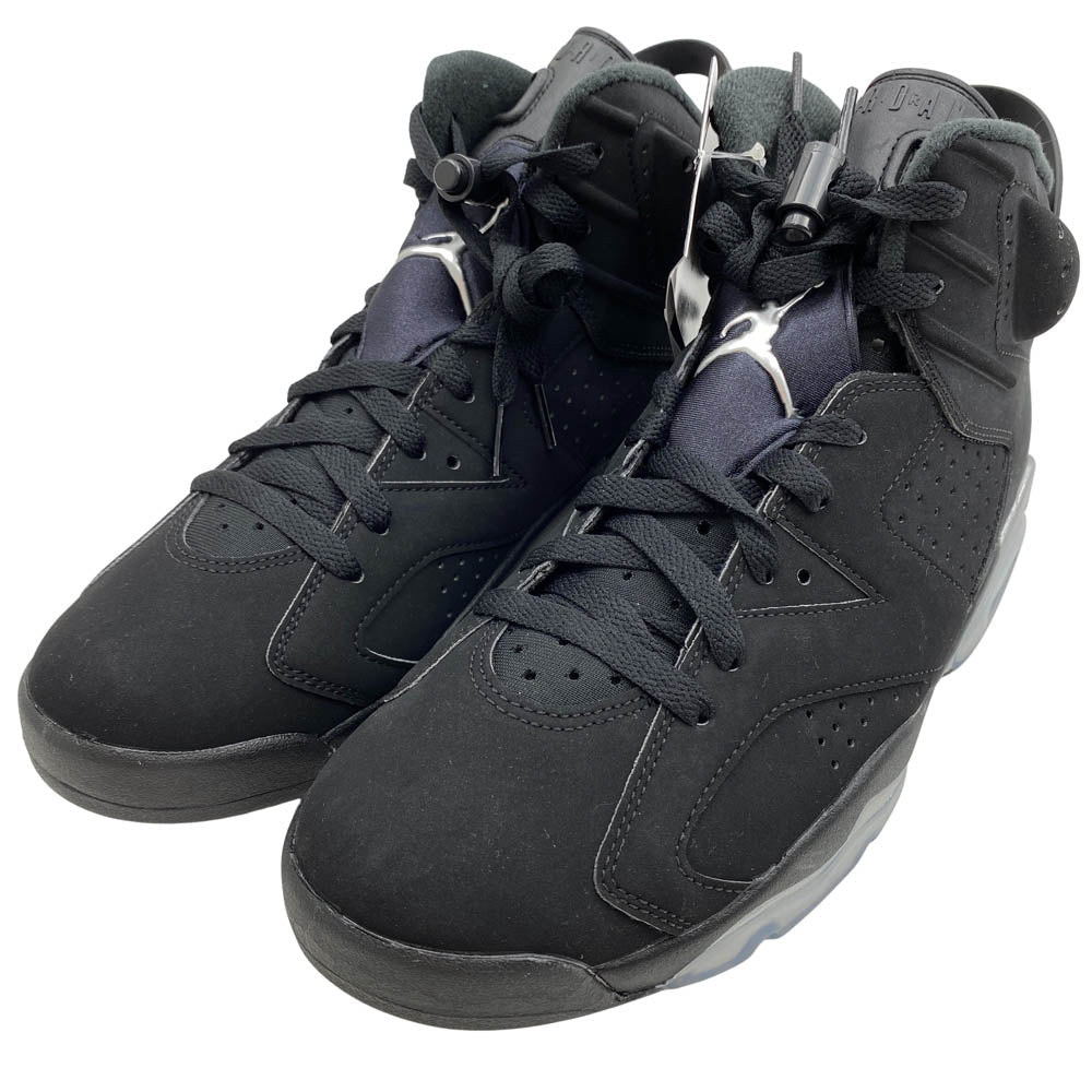 NIKE ナイキ DX2836-001 Air Jordan 6 Retro Metallic Silver AJ6 エアジョーダン6 メタリックシルバー スニーカー ブラック系 27cm【極上美品】【中古】