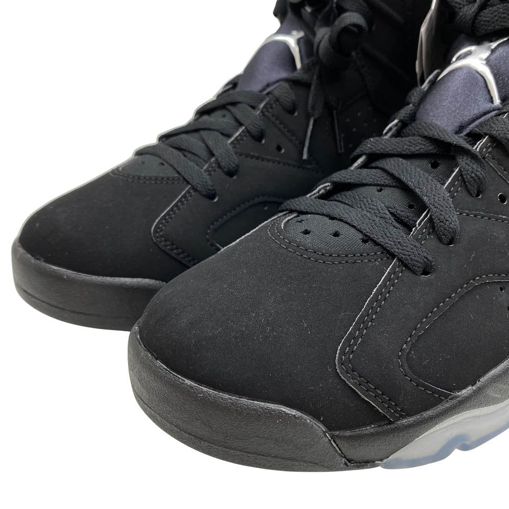 NIKE ナイキ DX2836-001 Air Jordan 6 Retro Metallic Silver AJ6 エアジョーダン6 メタリックシルバー スニーカー ブラック系 27cm【極上美品】【中古】