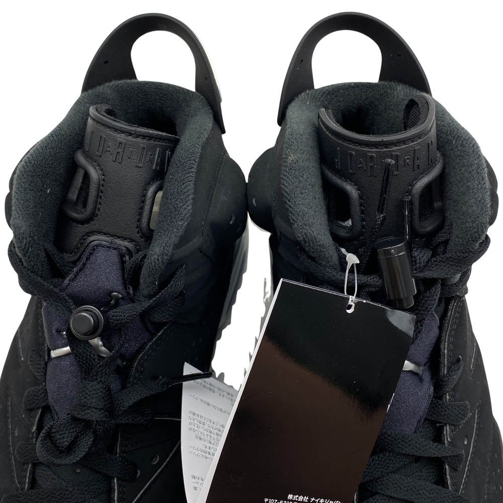NIKE ナイキ DX2836-001 Air Jordan 6 Retro Metallic Silver AJ6 エアジョーダン6 メタリックシルバー スニーカー ブラック系 27cm【極上美品】【中古】